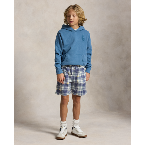 Gå till produkten: Plaid French Terry-short