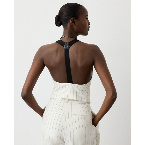 Gå till produkten: Donnella streckad tvättad bustier