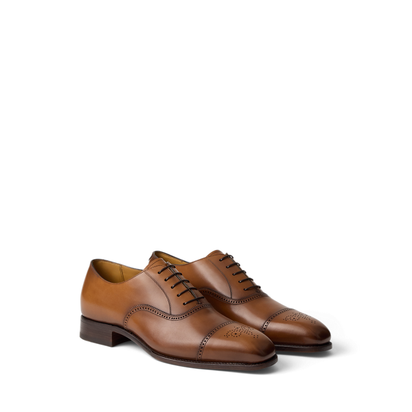 Gå till produkten: Denver Burnished Calfskin Cap-Toe-sko
