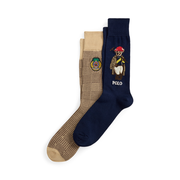 Gå till produkten: Polo Bear & Crest-strumpa, 2-pack