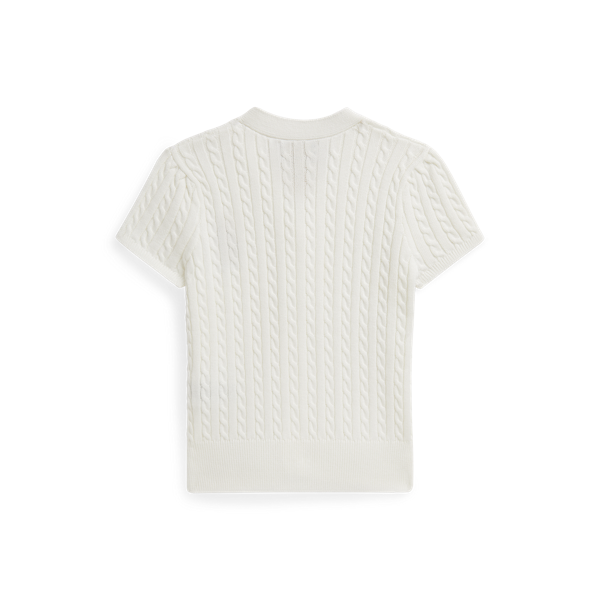 Gå till produkten: Polo Bear Cable Cotton V-hals cardigan