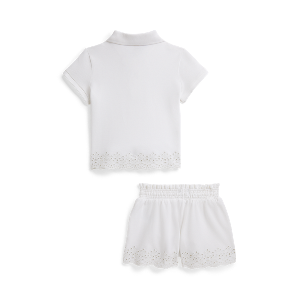 Gå till produkten: Ögonhålsmössa poloshirt och short