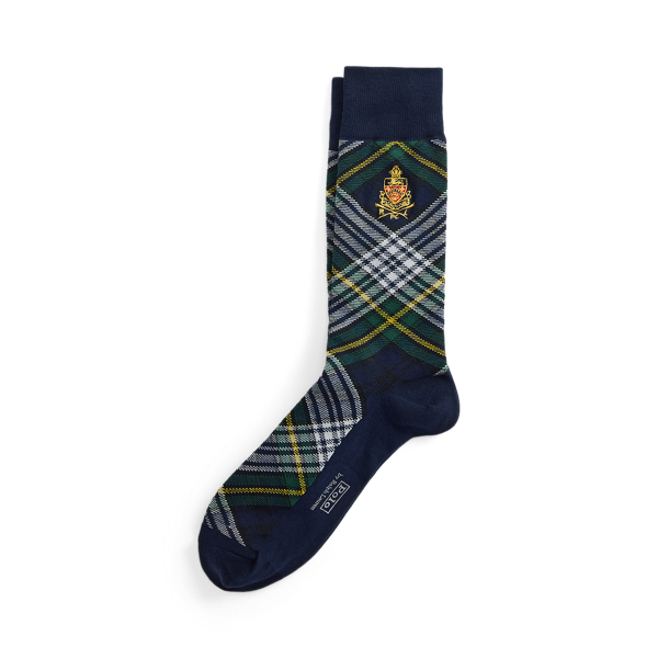 Gå till produkten: Crest Plaid Dress Sockor