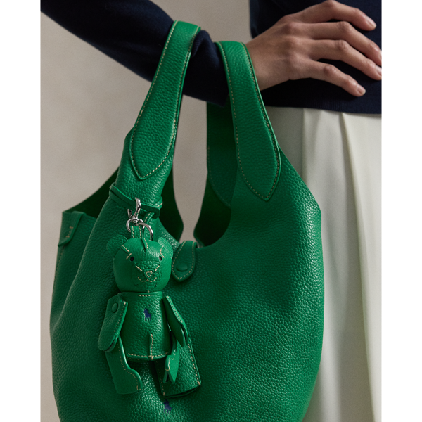 Gå till produkten: Polo Bear läderbagcharms