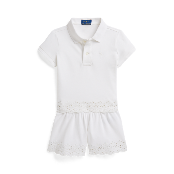 Gå till produkten: Ögonhålsmössa poloshirt och short