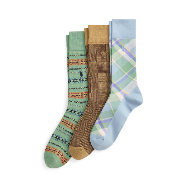 Gå till produkten: Mönstrad byxsock 3-pack