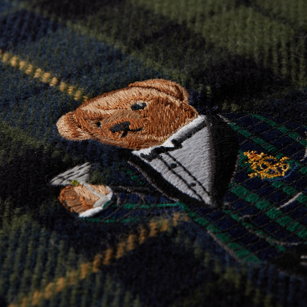 Gå till produkten: Tartan Polo Bear-kudd